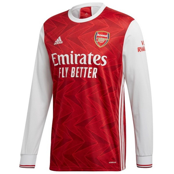 Tailandia Camiseta Arsenal Primera Equipación ML 2020-2021 Rojo